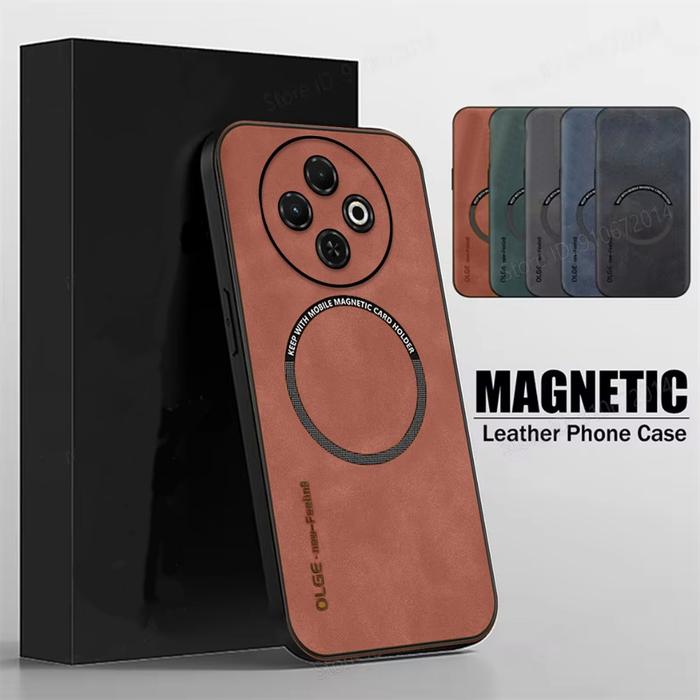 Gambar Case TECNO SPARK 30 PRO Casing Magsafe Luxury Magnetic - COKLAT, TC SPARK 30C dari ARSUM STORE undefined Tokopedia