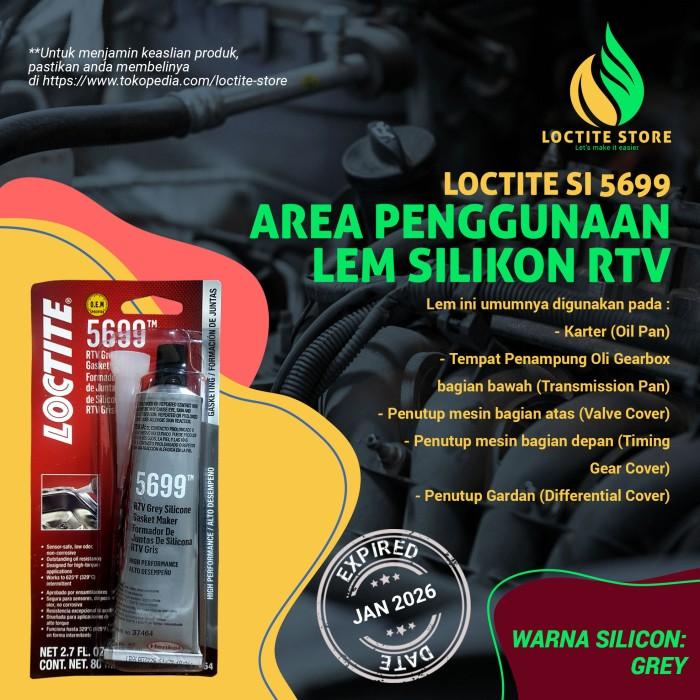 Gambar NEW LEM SILIKON GASKET RTV UNTUK PAKING DAN RADIATOR LOCTITE SI 5699 80ML [TERBARU[TERLARIS[ORIGINAL[ASLI] dari siccastoree_ undefined Tokopedia