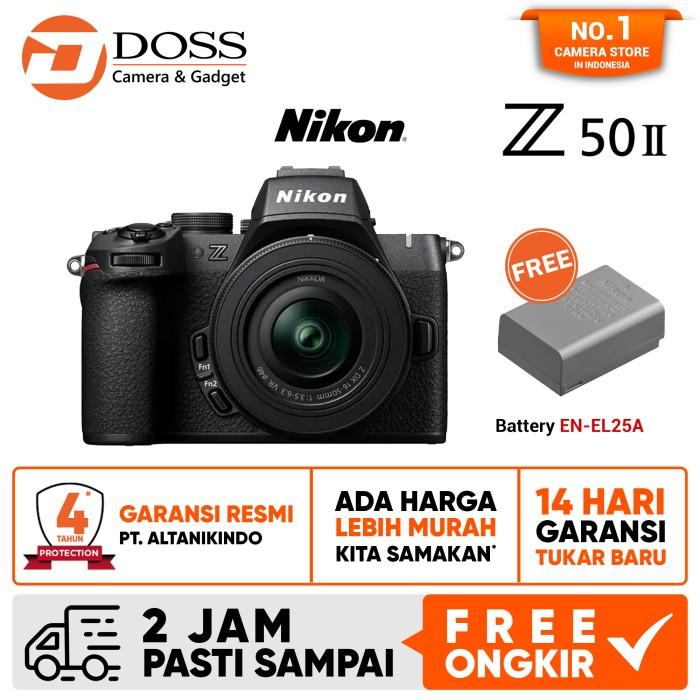 Gambar Nikon Z50 II Kit 16-50mm Mirrorless Camera Nikon Z50 Mark II Nikon - StandardPackage dari dossjogja undefined Tokopedia