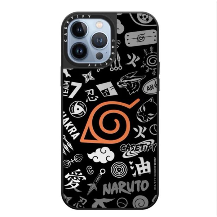 Gambar Premium Caseti-fy Naruto Shippuden Akatsuki Edition Softcase for iPhone 11 12 13 14 15 Promax Pro - NARUTO LOGO, 11 dari Domain Store21 undefined Tokopedia