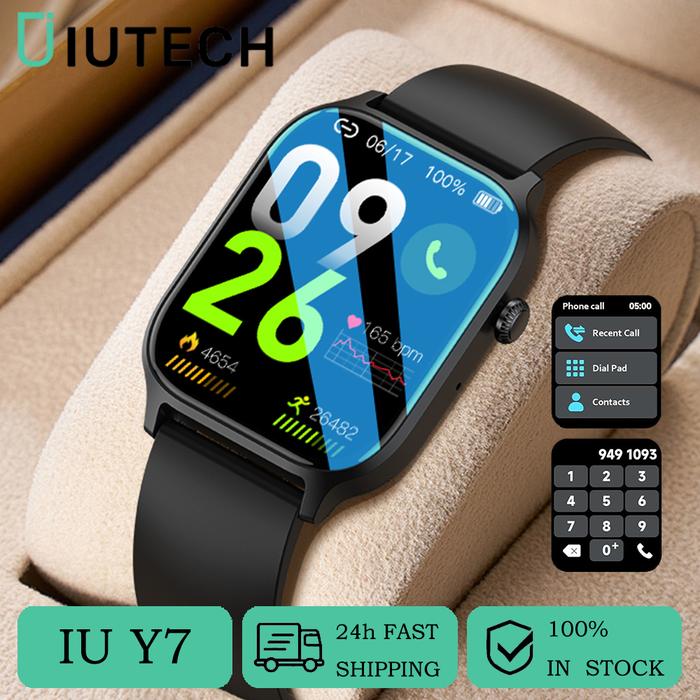 Silica Gel Y7 Fitness Watch Jual IUTECH Y7 Men Women Smart Watch