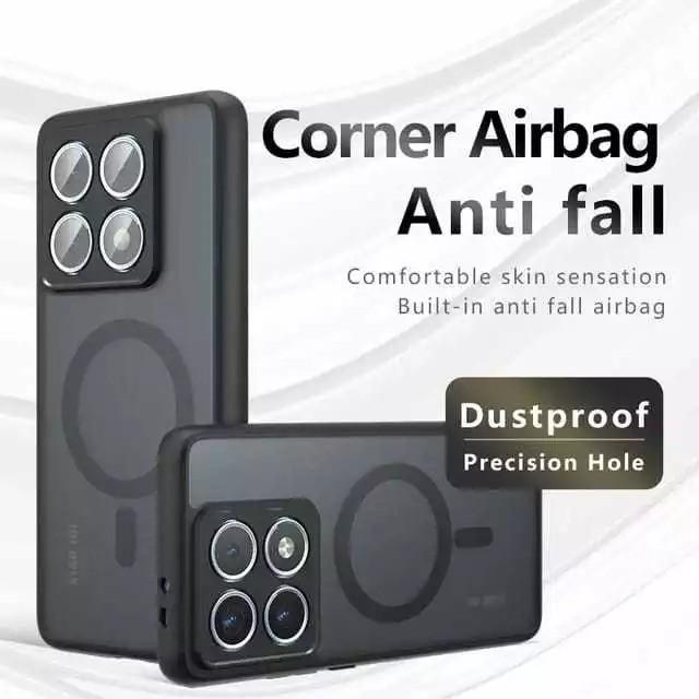 Gambar Case XIAOMI 14T / 14T PRO Antifall Magsafe Anti-drop Airbags Hard PC + TPU Comfortable Skin Phone Casing Sarung Pelindung HP - Hitam, XIAOMI 14T dari Arlingga_Store undefined Tokopedia