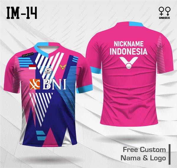 Gambar Jersey badminton victor indonesia masters open baju bulu tangkis kaos bulutangkis dari kystr undefined Tokopedia