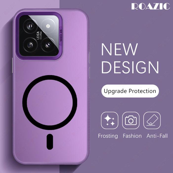 Gambar Case Xiaomi 14T 14T PRO Luxury Magnetic Magsafe Wireless Laser Matte Plate With Camera Cover Case Hybrid - Hitam, XIAOMI 14T - Ungu, XIAOMI 14T dari BuildCase undefined Tokopedia
