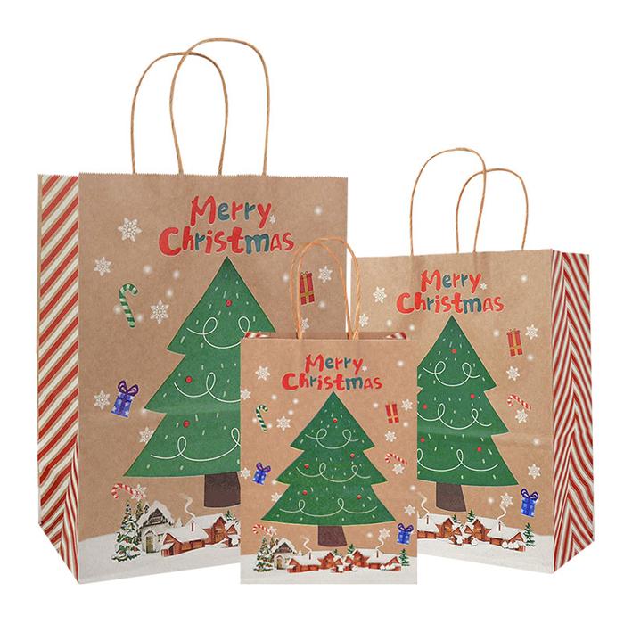 Jual 33/27/21cm Large Christmas Paper Gift Bags Merry Christmas