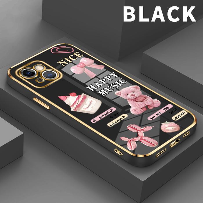 Gambar Casing Hp For Tecno Spark 10 4G Go 2020 Spark 4 5 Pro 6 Go 8C  10C Go 2022 2023 Beruang kue Shoftcase slim shockproof silicon soft case premium - Black, Tecno Spark Go 2023 dari parabatokoresmi undefined Tokopedia