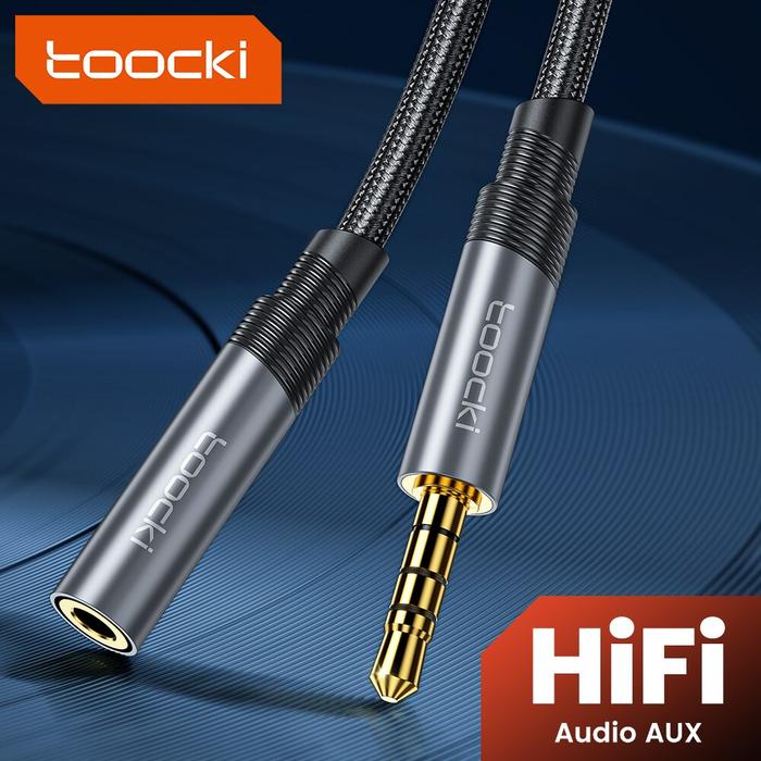 Jual Toocki Audio Extension Cable Jack Male to Female