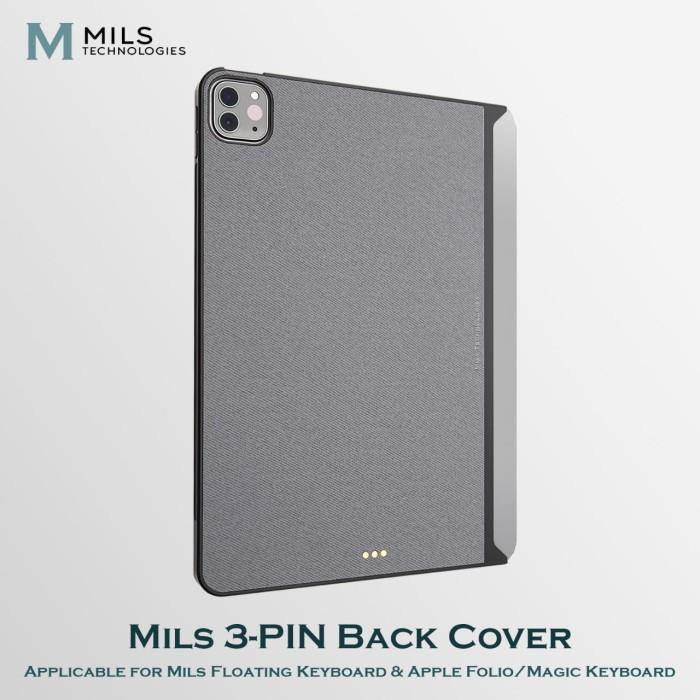 Gambar MILS 3 Pin Case / Back Cover / Casing for Magic Keyboard Smart Folio Keyboard Floating Keyboard iPad Pro 11 2018 2020 2021 Air 4 2020 Air 5 2022 - 3pinCase - 10.9/11 dari Mils Technologies undefined Tokopedia