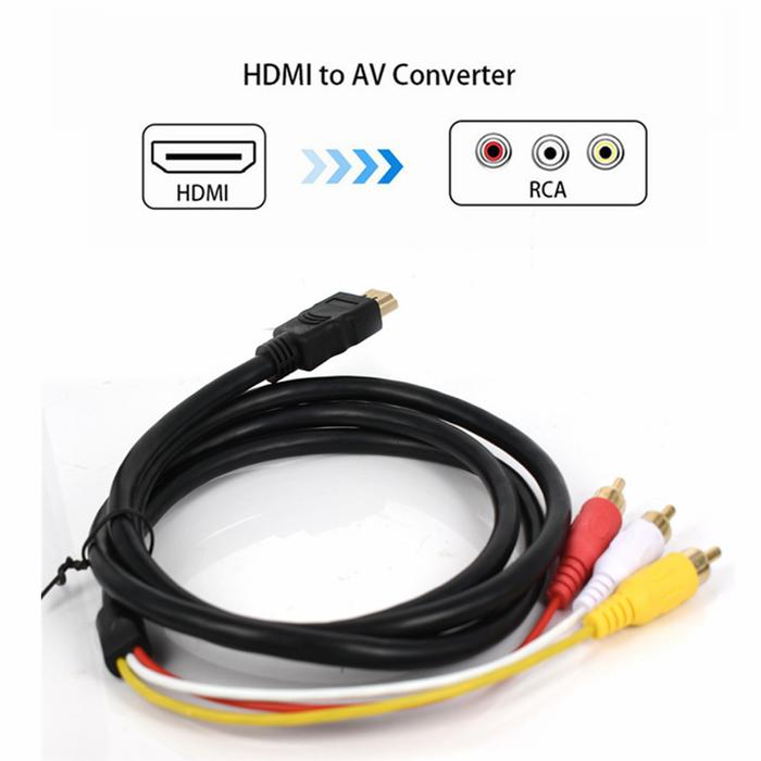 To Av Converter Cable Hdmi Rca Video HDMI To Composite RCA Phono