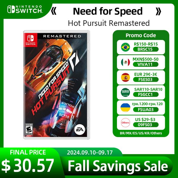 Most Wanted Need For Speed Hot Pursuit Remastered For Nintendo