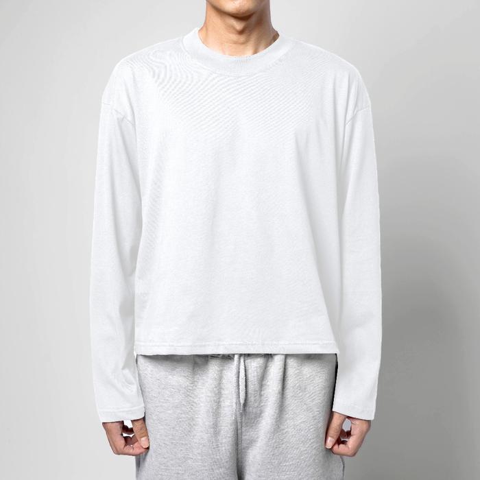 Gambar Cottonsupply Longsleeve Boxy Crop Kaos Lengan Panjang Boxy - White, S dari cottonsupply undefined Tokopedia