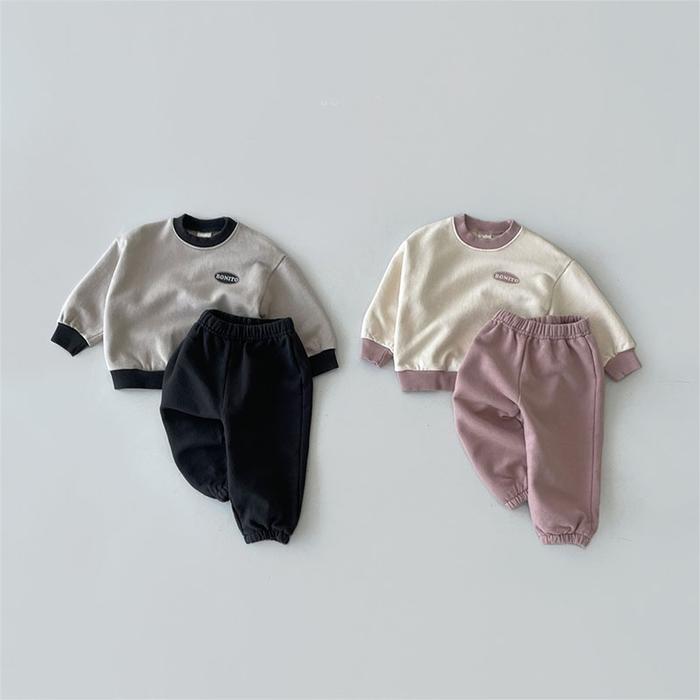 Jual 2024 Korea Style Baby's Sets Spring Autumn Soft Cotton Baby