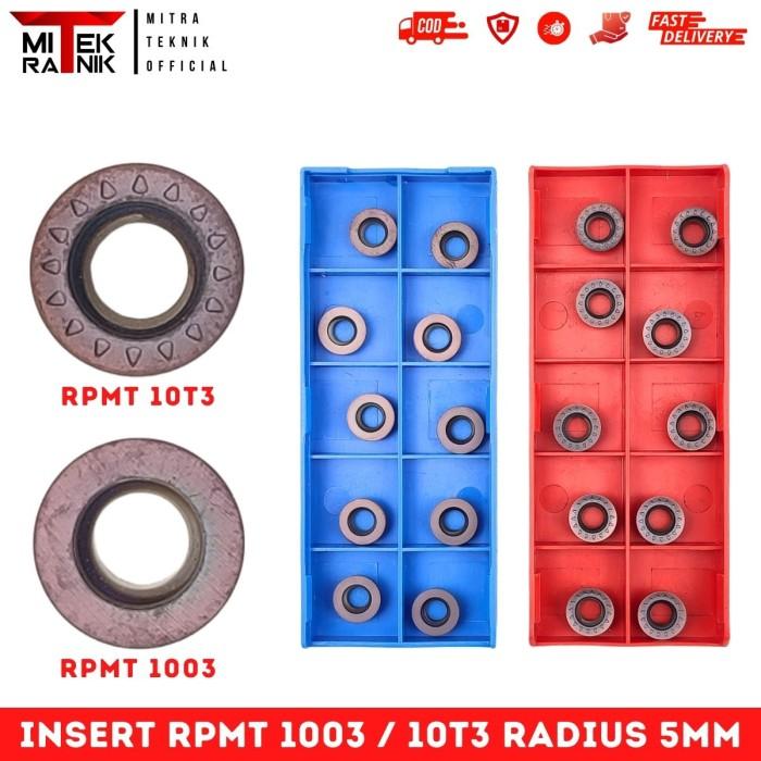 Insert Bubut Rcmt Jual Insert Bubut Insert Milling Radius 5mm RPMT 10T3 T003 Carbide ...