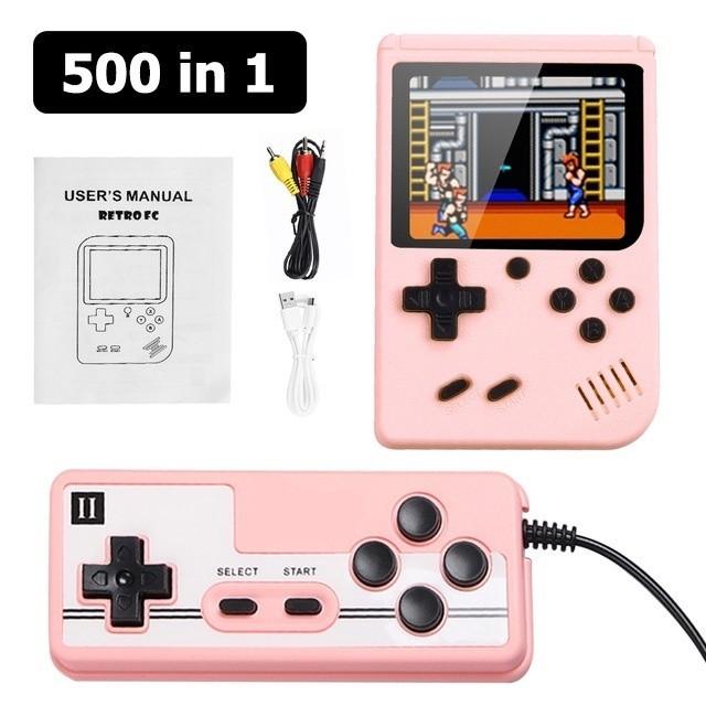 Gambar Game Bot Game Boy Gameboy Console Portable Game Player Built-in Classic 500 Games Connect to TV or Gamepad G5 2 Player - Pink(2 Player) dari GALERIA FIGURE undefined Tokopedia