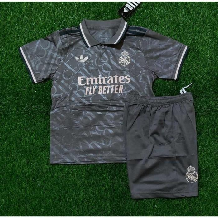 Gambar Jersey Bola Jersey Bola Kids/Anak Real Madrid 3Rd 2024/2025 Import Grade Ori - Baju Bola Anak Murah Terbaru 100% Original - JERSEY SAJA, 18 dari Berbelanjayukkk undefined Tokopedia