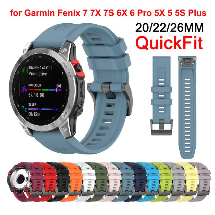 Jual Silicone Bracelet for Garmin fenix 7X 7S 6X Pro Watch