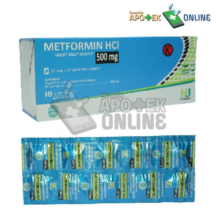 Gambar METFORMIN 500MG 1 STRIP 10 TABLET dari Apotek K Pharma Grogol Petamburan undefined Tokopedia