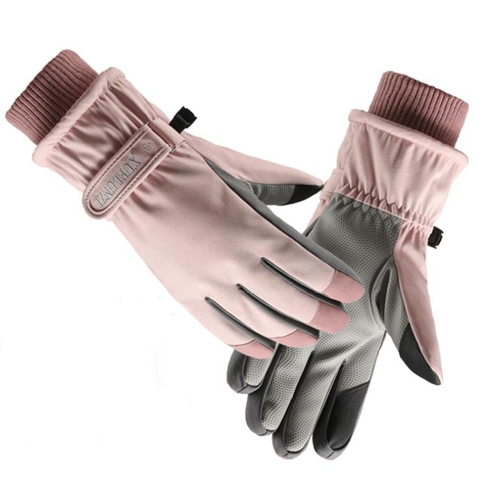 Jual Women Winter Plus Velvet Thicken Warm Touch Screen Fashion