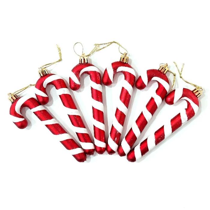 Gambar NEW Tongkat Lolipop Merah Isi 6 Tongkat Permen Natal Hiasan Pohon Natal Candy Cane Termurah - SJ-GZ Loly Pjg Isi 6 dari MadisonShop undefined Tokopedia