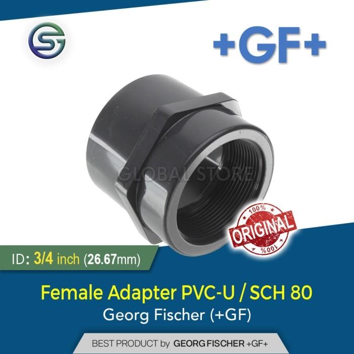 Gambar FEMALE ADAPTER (SxFPT) PVC SCH80 Semua Ukuran / Georg Fischer +GF+ - 3/4" dari Globalstore17 undefined Tokopedia