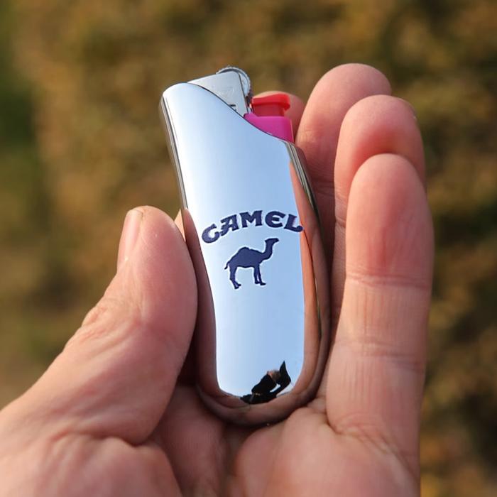 Gambar Fashion Metal Lighter Case Cover Shell Holder For Bic Lighters Sleeve J5 J6 Type Mini/Standard Without lighter dari Erill masdroi undefined Tokopedia