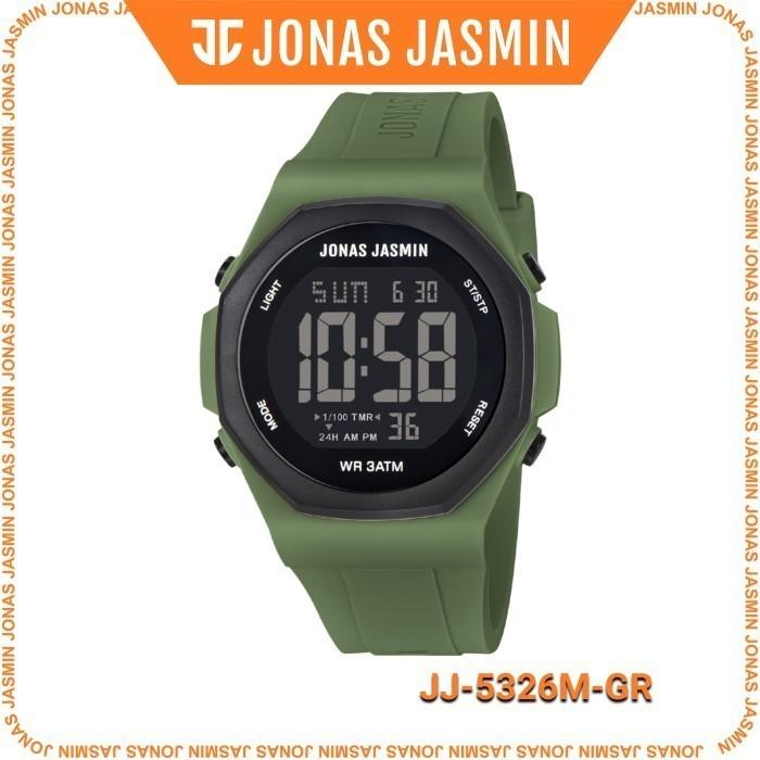 Gambar Jonas Jasmin - Jam Tangan Pria Digital  JJ-5326M Watch Include Fullset Box - GR, All Size dari Jonas Jasmin undefined Tokopedia