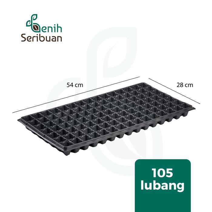 Gambar Tray Semai Pot Tray Tebal 1 MM Lubang 200,128,105 Media Tanam Semai Benih - Tray Semai - Tray Semai 105 dari Benih Seribuan Kab. Boyolali Tokopedia