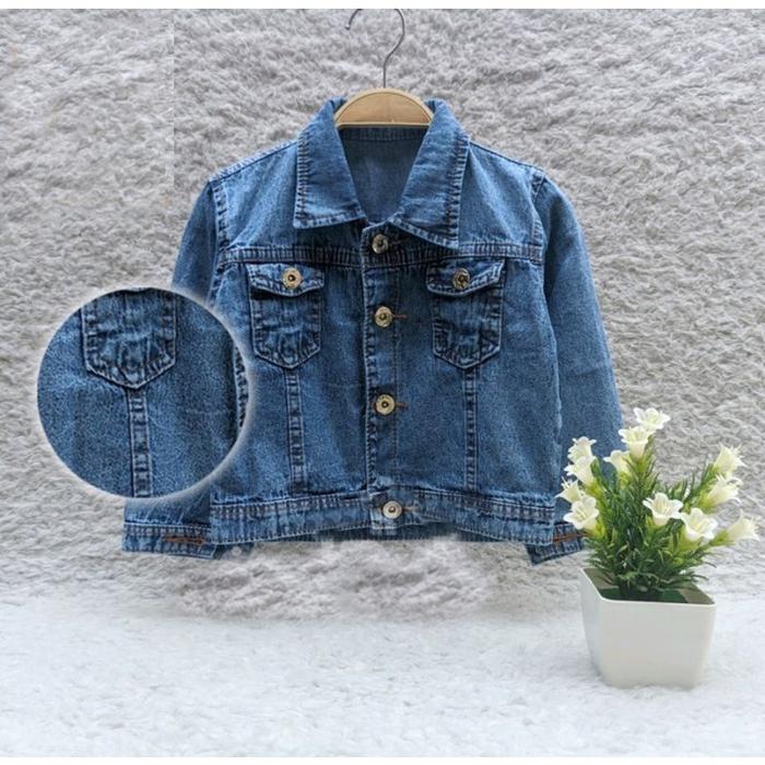Gambar JAKET JEANS ANAK PEREMPUAN DAN LAKI-LAKI MOTIF LABUBU DAN KUROMI 3D USIA 1-10 TAHUN TERLARIS - Motif Polos Biru, S dari Rafan Grosir undefined Tokopedia