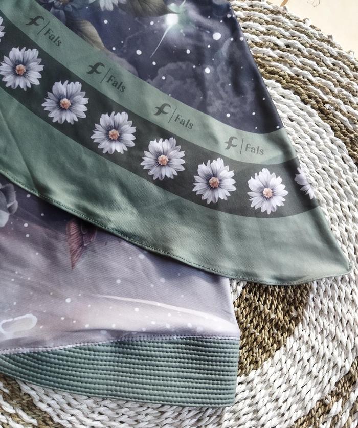 Gambar Jilbab Instan Aurora Motif Sublim Printing  Size LBahan Jersey By Fals - SAGE dari EH.GROSIR undefined Tokopedia