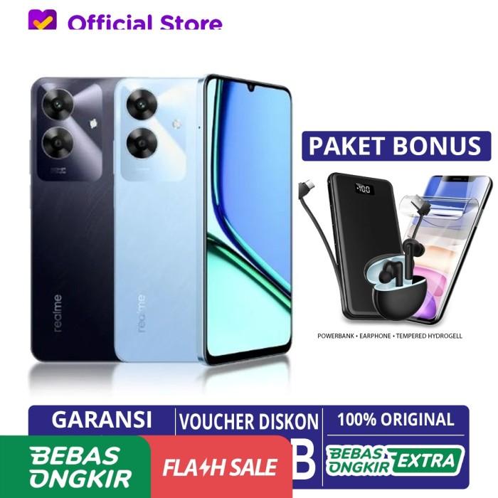 Gambar Realme Note 60 8/256 6/128 GB 4/64 GB Garansi Resmi - Not 50 - 4/64 Blue, Bundle TWS dari Digitech Mall undefined Tokopedia