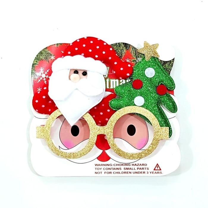 Gambar NEW Kacamata Natal Santa Snowman Christmas Costume Aksesoris Baju Natal Cosplay Murah - CK351 - Santa dari MadisonShop undefined Tokopedia