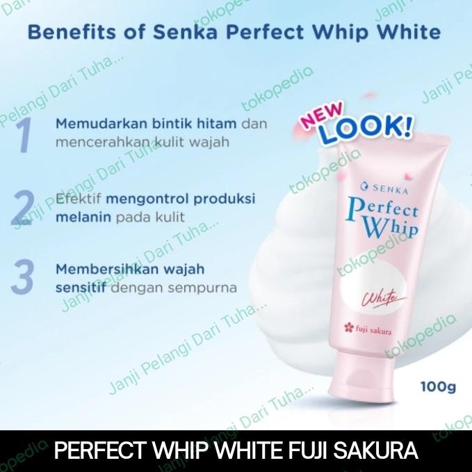 Gambar SENKA Perfect Whip White Facial Foam Fuji Sakura 100 gr Dark Spot Wash dari CV SYARIF SENTOSAAAAAA undefined Tokopedia