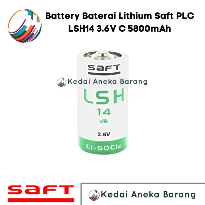 Gambar BARANG TERLARIS Battery Baterai Lithium Saft PLC LSH14 3.6V C 5800mAh 5.8Ah dari Asep389 undefined Tokopedia