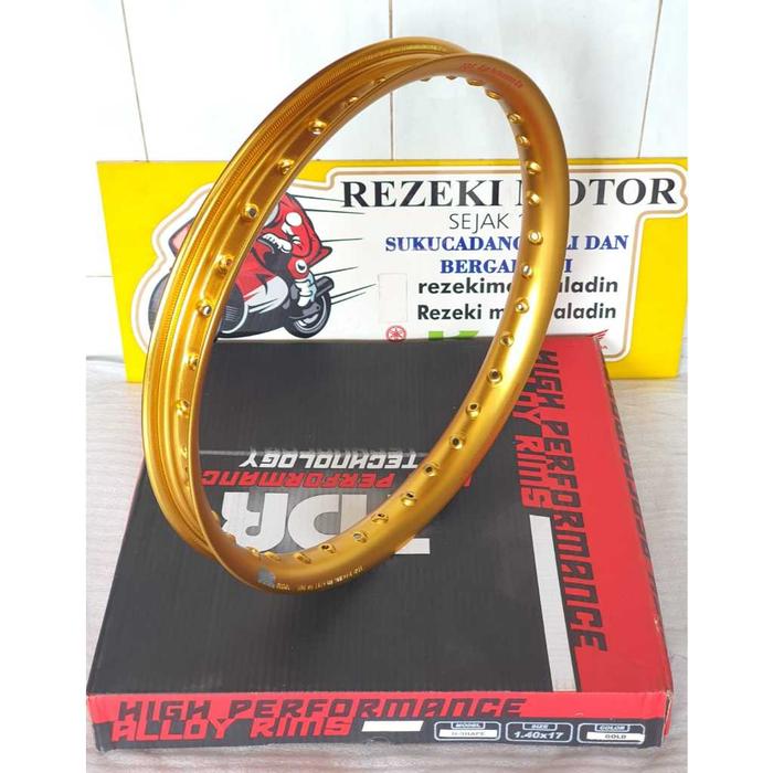 Jual VELG PELEK TDR U SHAPE 140 RING 17 GOLD EMAS ORIGINAL TDR