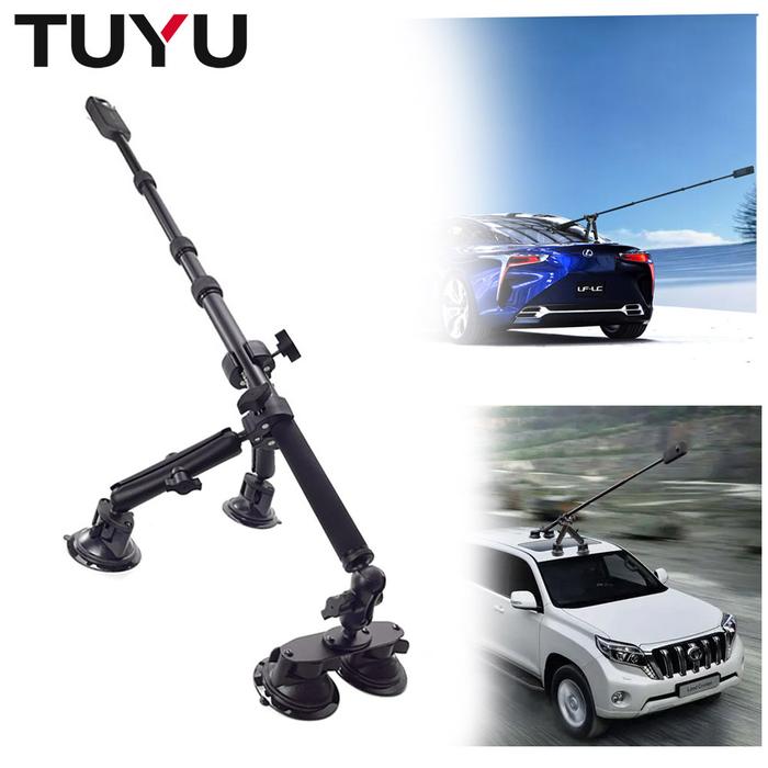 Jual TUYU Dual Flat Car Suction Cup Holder with Suitable Invisible