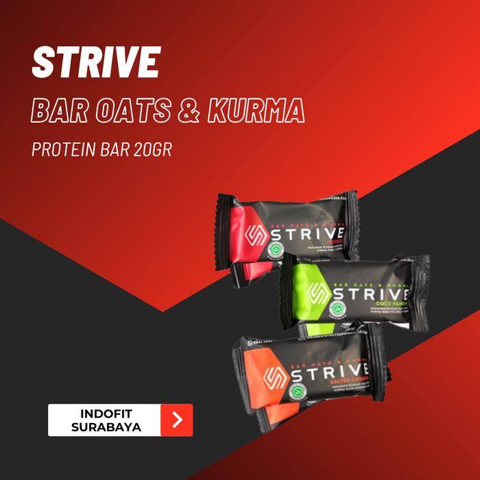 Gambar Sini! Strive Energy Bar bite size 20 gr protein bar per 1biji Camilan Sehat dari rohaetibrokah491 undefined Tokopedia