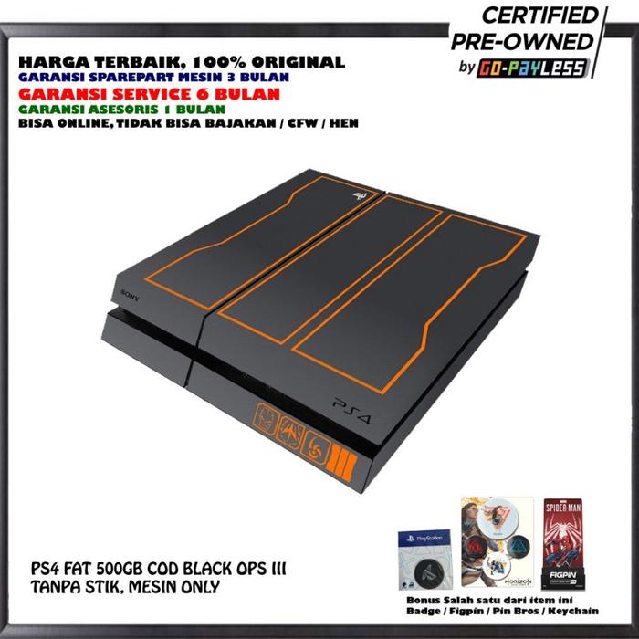 Jual PS4 Fat 500GB Special Edition (Tanpa Stik Tanpa Game