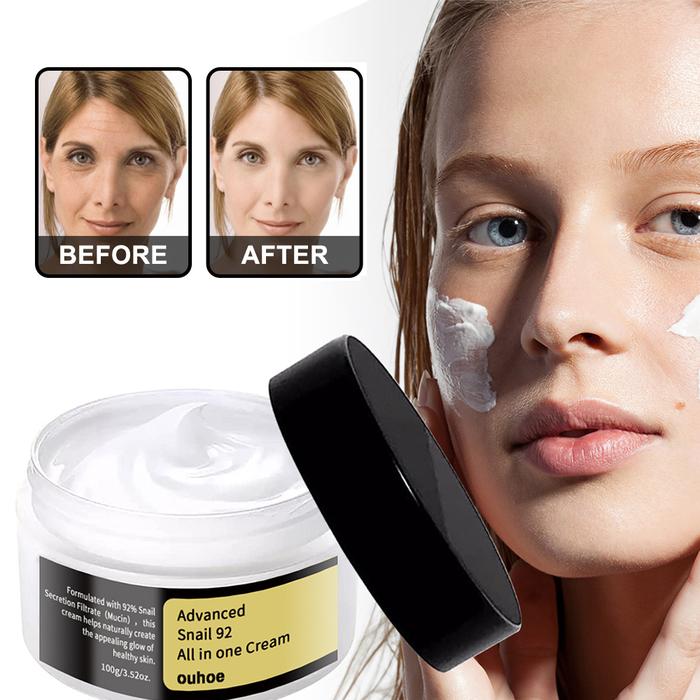 Gambar Snail Essence Cream 100g Day Night Moisturizer Snail Mucin Extract Gentle Facial Lotion For Firming And Smoothing Skin Face Care dari hhheriyaantoo undefined Tokopedia
