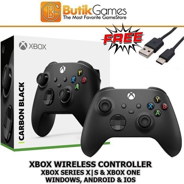 Gambar Stick Xbox Series X S XBOX One Wireless Controller New Model Carbon Black Robot White - Carbon Black dari ROGBOD STORE undefined Tokopedia