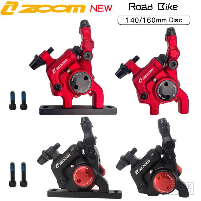 Jual ZOOM New Road Bike Disc Brake Calipers Front Rear Hydraulic
