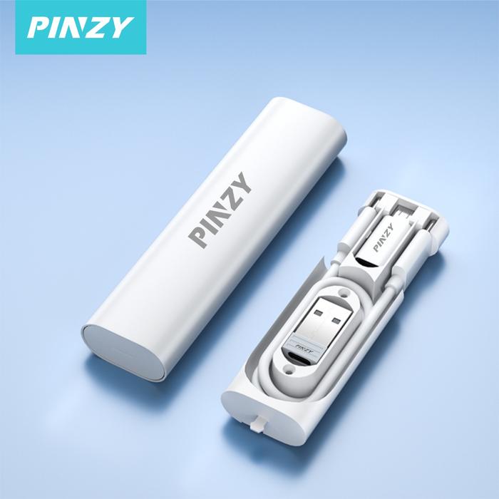 Gambar PINZY G11 Multifungsi Storage Box Fast Charging 60w - Storage Charging Card Slot Connector Data Cable - Putih dari PINZY OFFICIAL STORE undefined Tokopedia