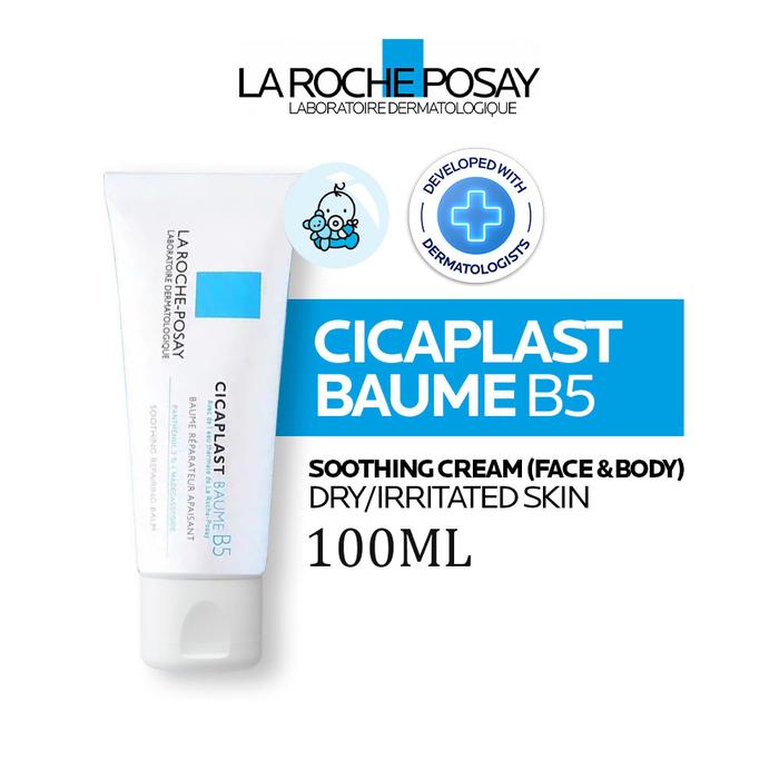 Gambar La Roche Posay Cicaplast Baume B5+ Soothing Balm 40Ml／100Ml /Kombinasi Effaclar Duo+ Moisturizer 40Ml /Effaclar K+ Moisturizer 40Ml /Pelembab Wajah Kulit Sensitif Berkualitas - B5+ 100ml dari Anertava undefined Tokopedia