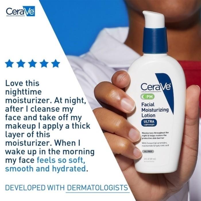 Gambar Cerave Facial Moisturizing Lotion AM PM Moisturizer Krim Wajah PM AM 89 ml dari selongkouyt undefined Tokopedia