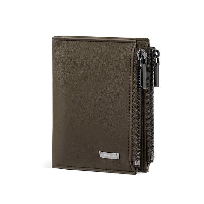 Jual Men's Wallet With Zipper High Quality Fold Man Change Purse