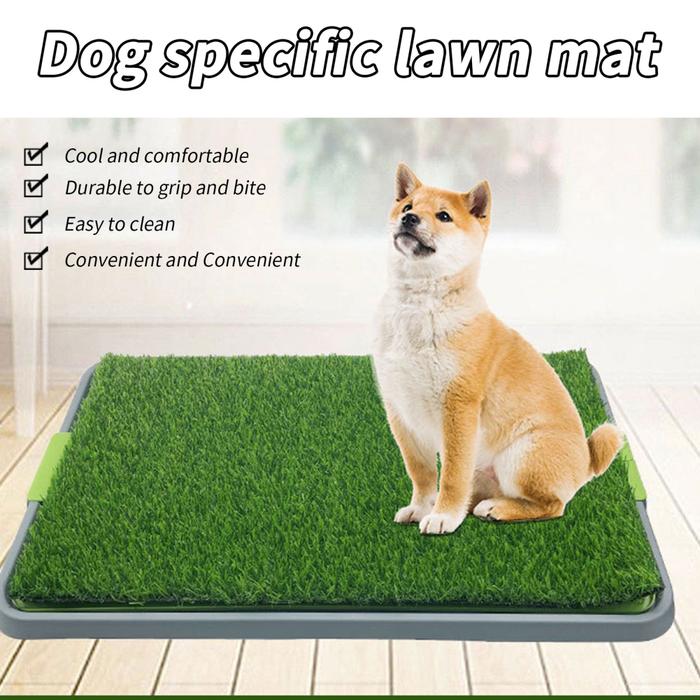 Jual Artificial Grass Pee Pad Dog Grass Large Patch Potty Reusable