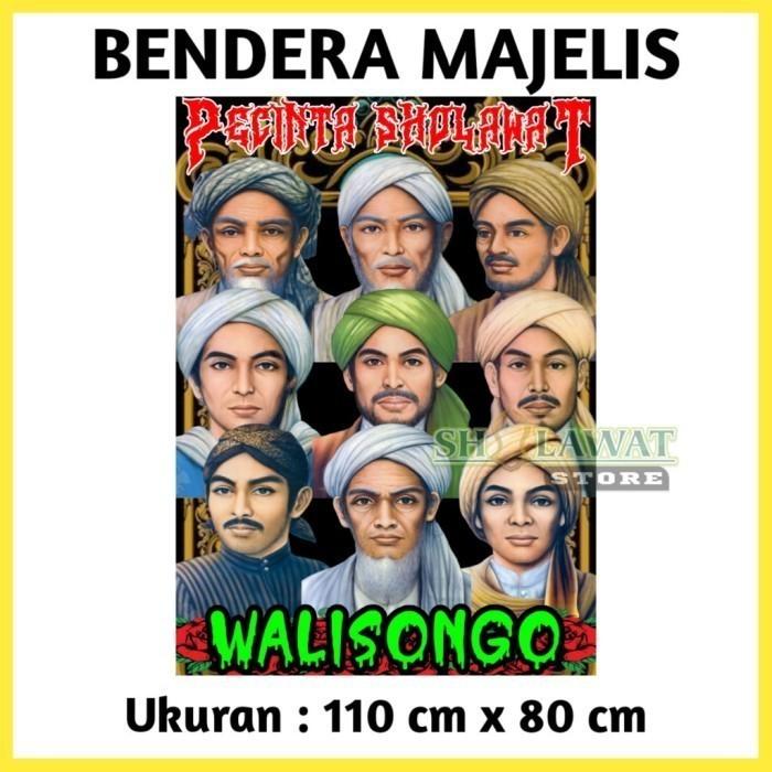 Gambar Bendera Walisongo / Bendera Mafia Sholawat / Bendera Syekhermania - Walisongo dari SholawatStore_NEW undefined Tokopedia