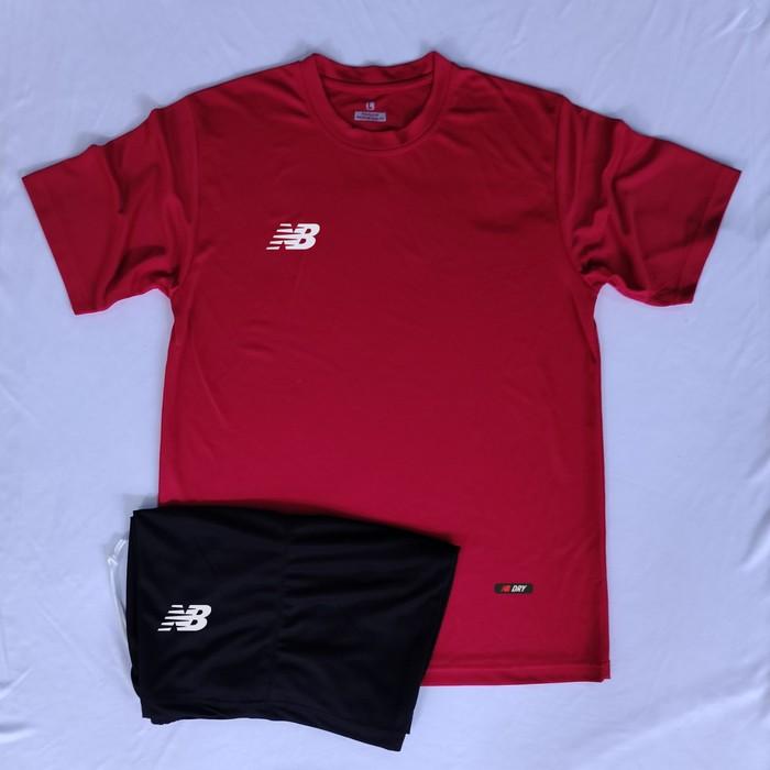 Gambar Baju Olahraga Setelan Jersey Bola Futsal Pria Wanita Dewasa Maroon & Hitam Jersey Dri-fit Milano Motif Zig-Zag Comfortable untuk Futsal Sepak Bola Latihan dan Aktivitas Sehari-hari SET 001 - MERAH-LOGO-ABU, M dari ENX-SPORT undefined Tokopedia