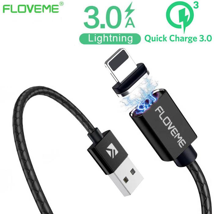 Jual Kabel Floveme Magnetic Charging Lightning 8-Pin Cable