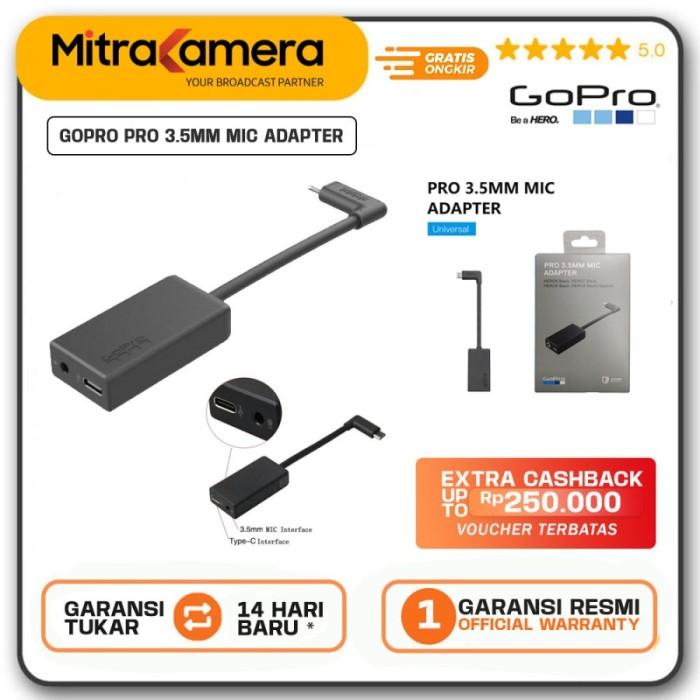 New Original 35mm Gopro Mic Adapter For Gopro Hero 10 Hero Hero