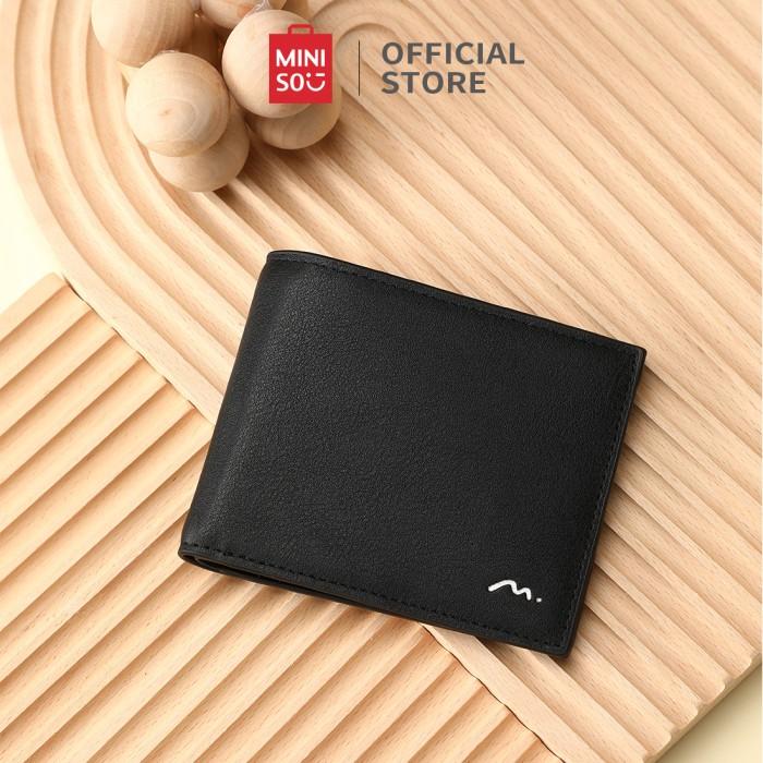 Gambar MINISO Dompet Pria Men's Wallet Short Wallet Horizontal Bifold Dompet dari Raww store undefined Tokopedia